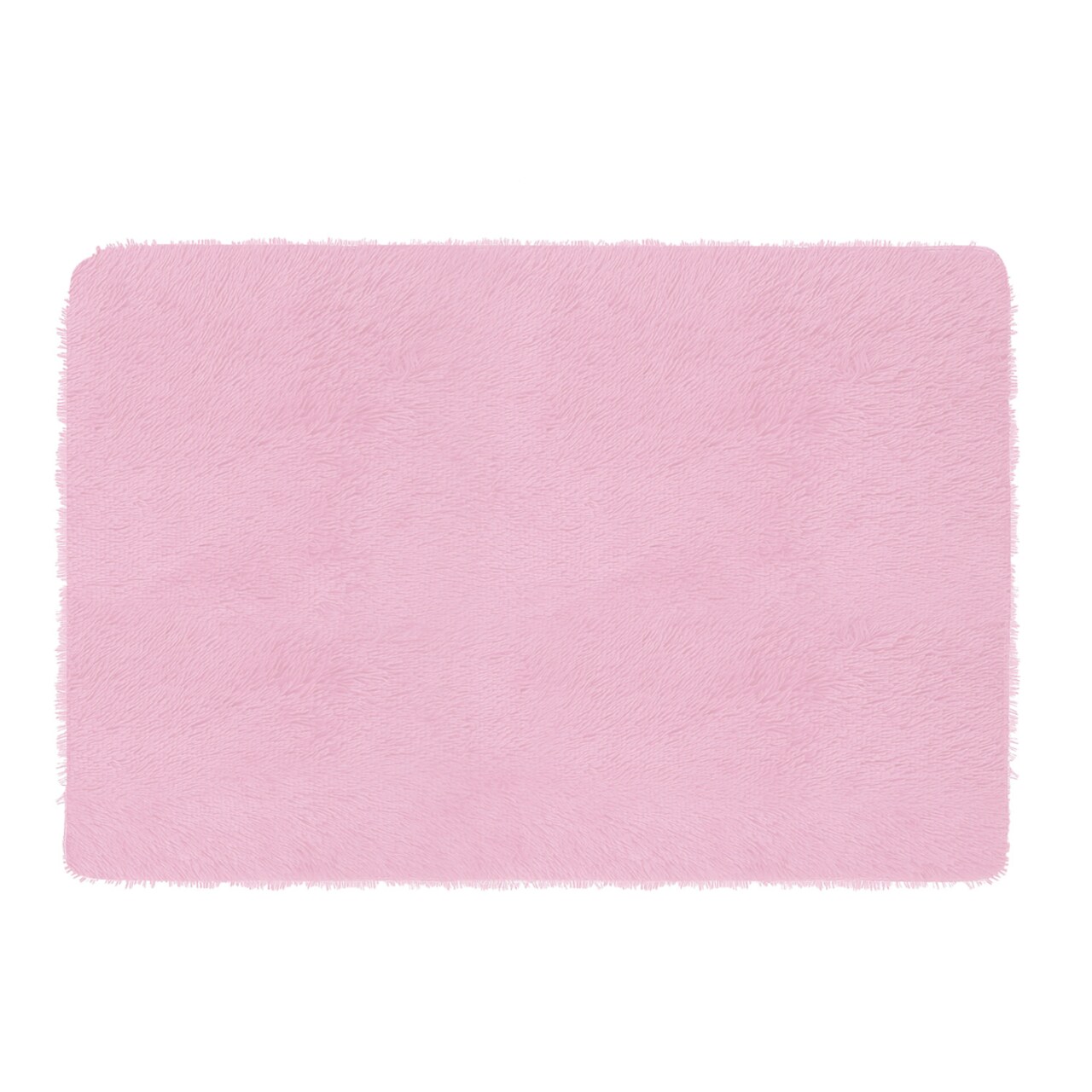 Fluffy Area Rug 47.2X31.5In Shaggy Carpet Anti-Skid Polyester Soft Mat